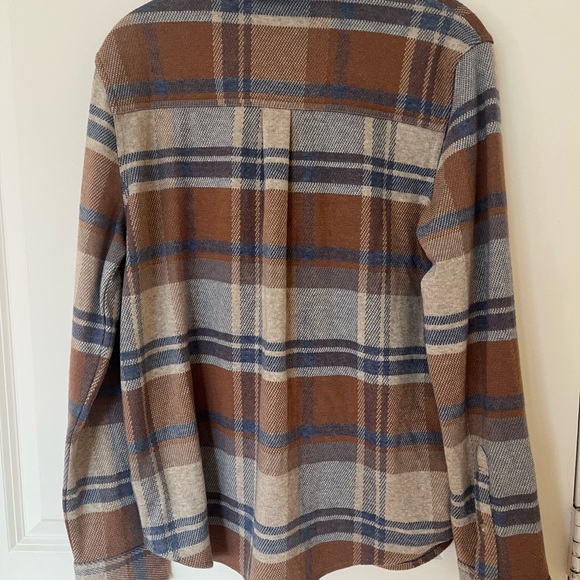 Faherty The Legend Sweater Shirt Rockland Plaid M - Picture 3 of 6